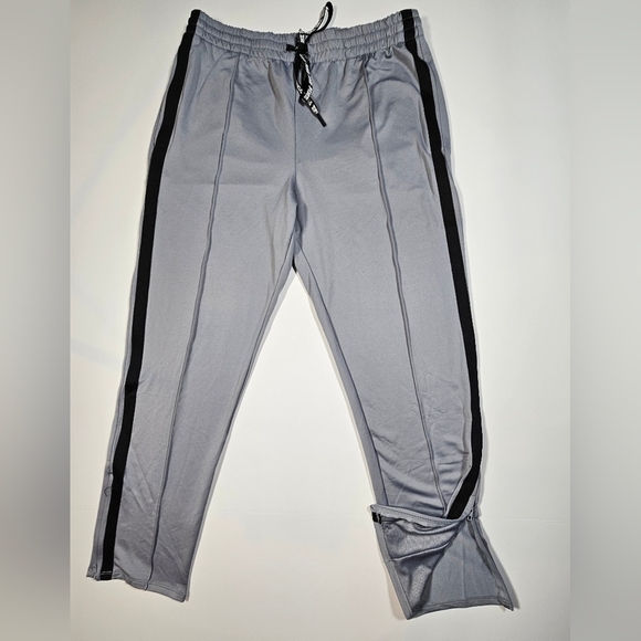 Victoria's Secret PINK Active Track Pants Drawstring Elastic Waist Grey - Picture 9 of 10